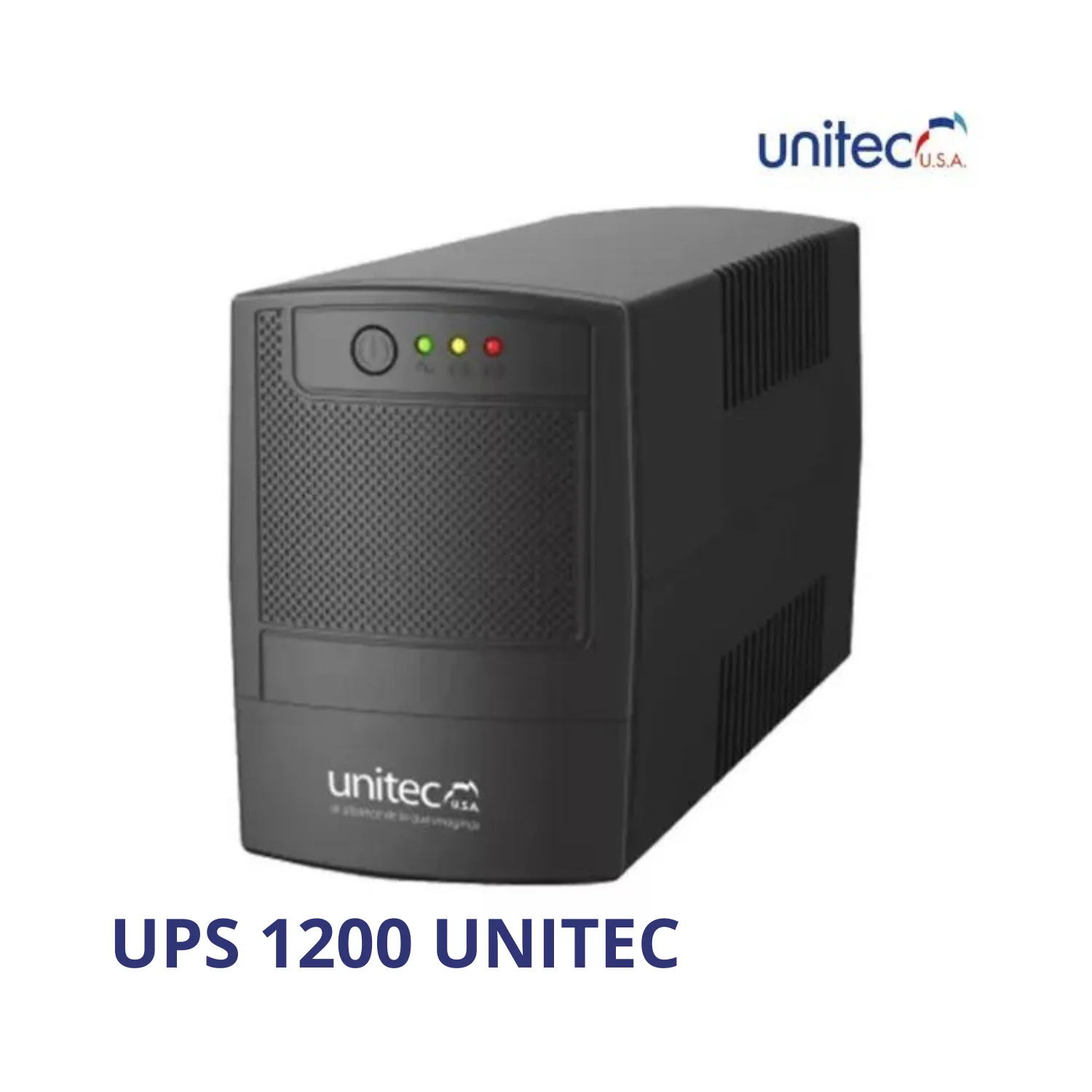 Ups Interactiva Unitec 1200 Led 800va 480w Factor Potencia