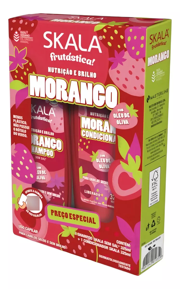 KIT ACONDICIONADOR Y SHAMPOO MORANGO SKALA